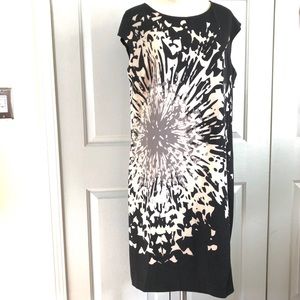 Voir Voir Burst Sleeveless Dress Black Size 14